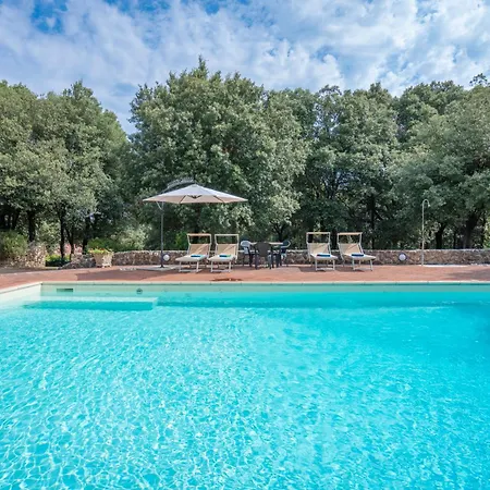 公寓 Santa Colomba House, Siena, Nature And Pool 蒙特里久尼