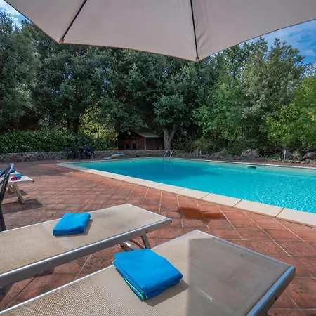 公寓 Santa Colomba House, Siena, Nature And Pool 蒙特里久尼